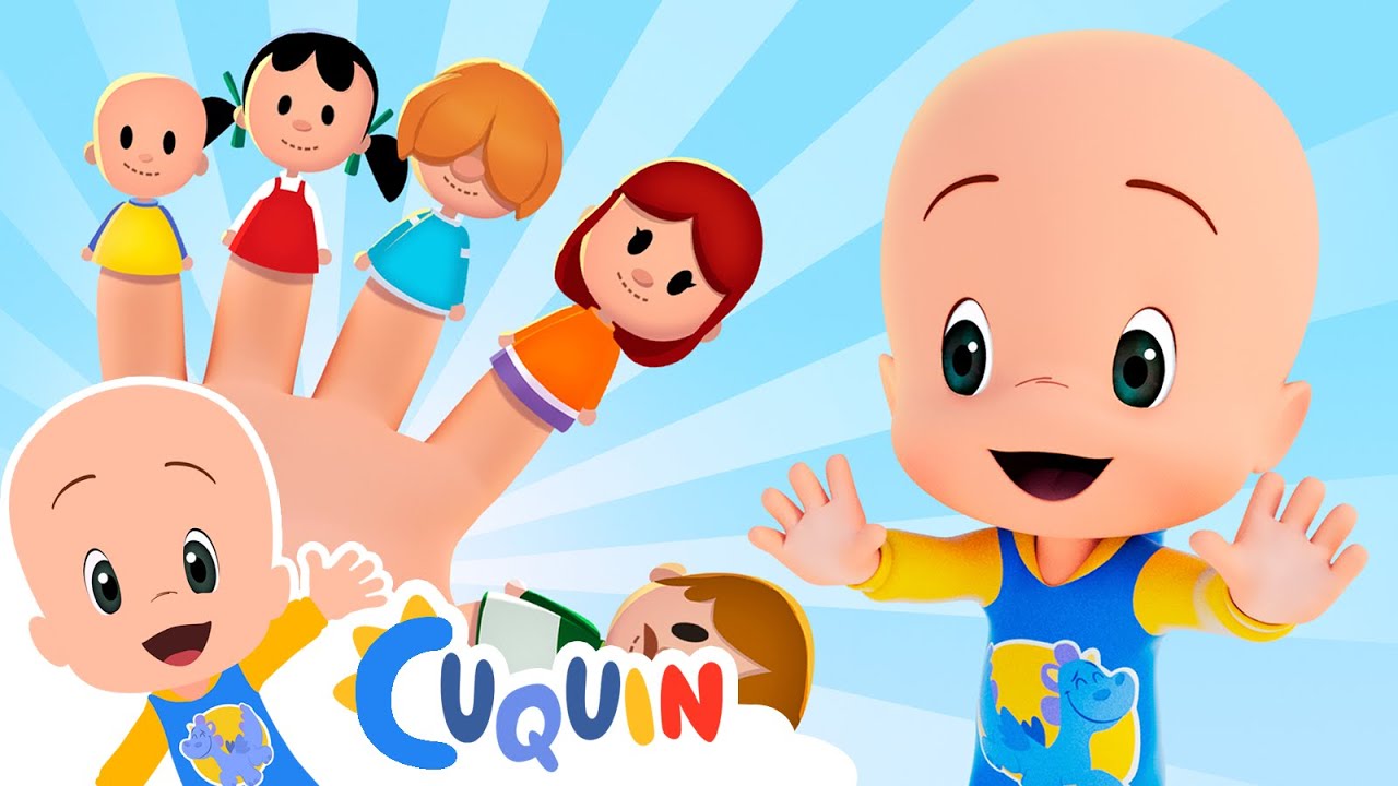 Finger Family Balloons  | Animals on the bus go round | Cleo & Cuquín | Songs | Kids