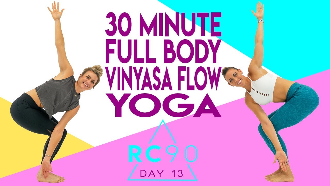 30 Minute Full Body Vinyasa Flow Yoga with guest Yoga Teacher Heather Barb! | Sydney Cummings