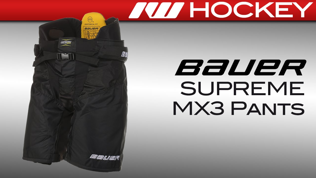 Bauer Supreme MX3 Ice Hockey Pants Review