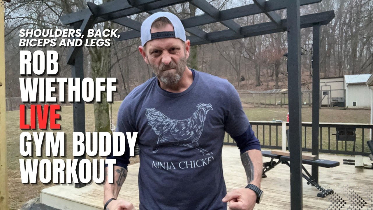 Rob Wiethoff Gym Buddy (Shoulders, Back, Biceps and Legs)