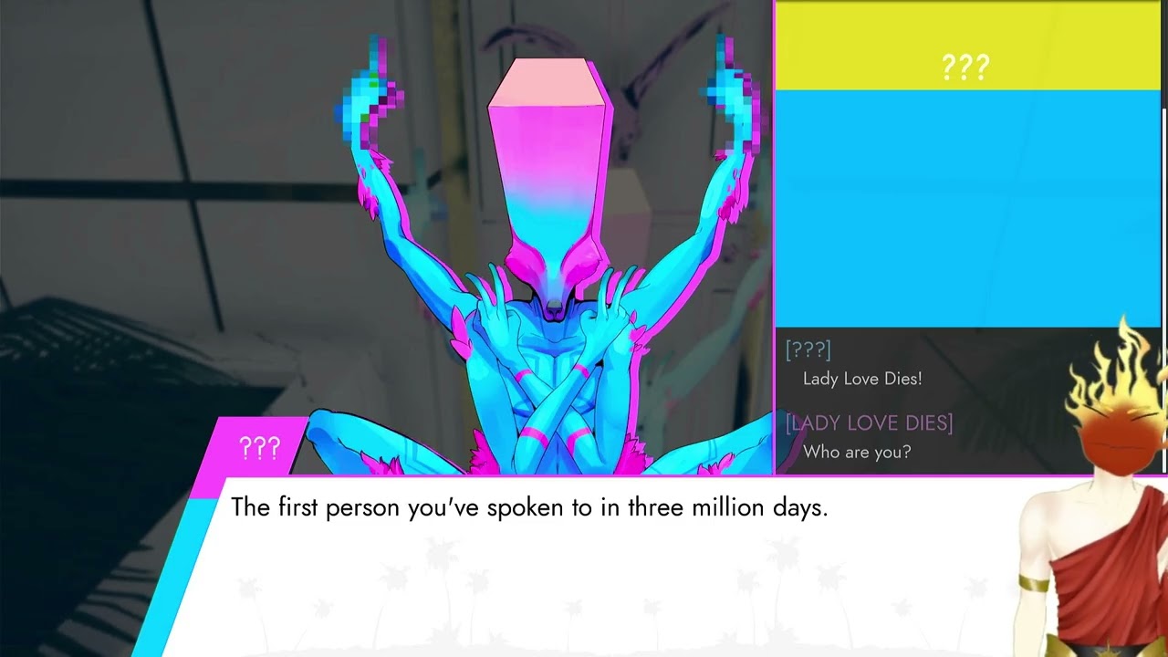 [VOD] Starting Paradise Killer, i'm sure the killer is hiding around here somewhere!