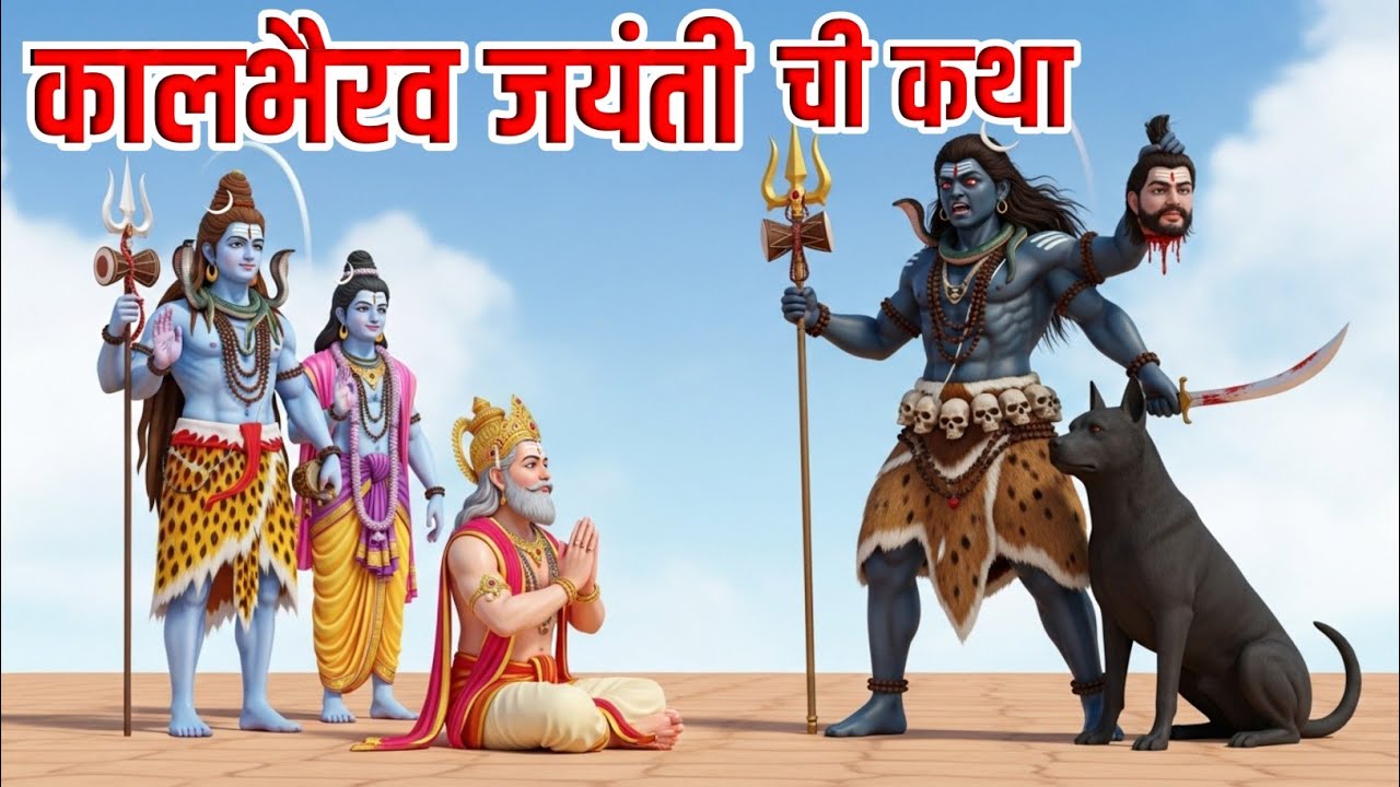 काल भैरव जयंती कथा | भगवान भैरवाचा जन्म आणि त्यांचे शक्तिरूप | kaal bhairav jayanti katha marathi