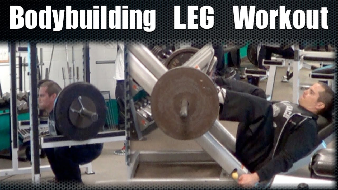 Bodybuilding LEG Workout Video