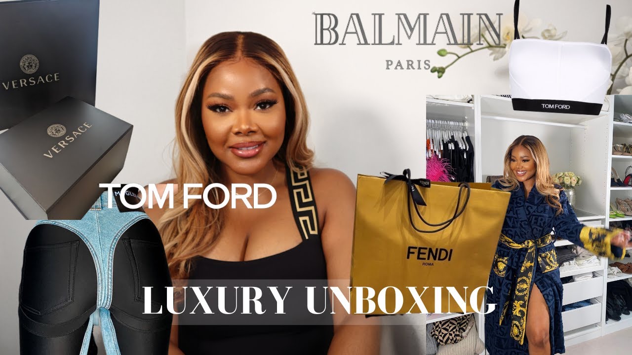 БОЛЬШОЙ ПОДБОР РОСКОШНЫХ ТОВАРОВ | FENDI, VERSACE, MUGLER, BALMIN + TOM FORD | РОСКОШНЫЙ ШОПИНГ |...