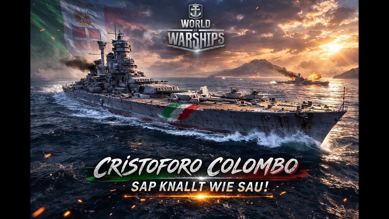 World of Warships – CRISTOFORO COLOMBO eskaliert! 🇮🇹 SAP KNALLT WIE SAU! 💥