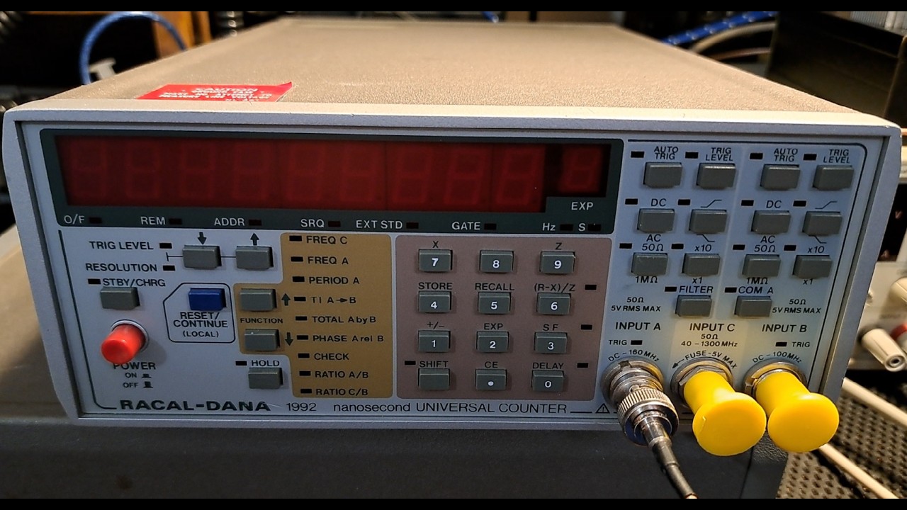 Racal Dana 1992 Calibration Check.