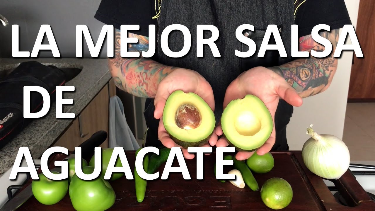Así se Hace La Famosa Salsa de Aguacate  #salsataquera #salsaverde #aguacate