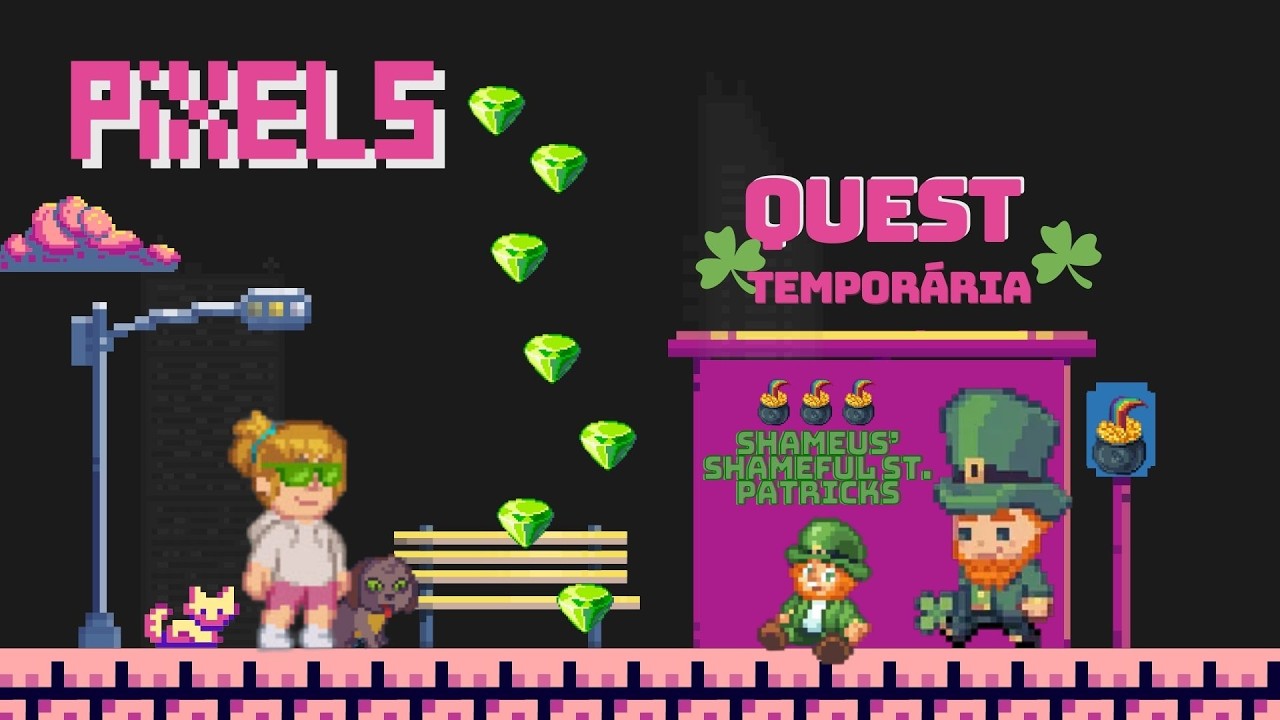 PIXELS NFT - QUEST |Shameus’ Shameful St  Patricks