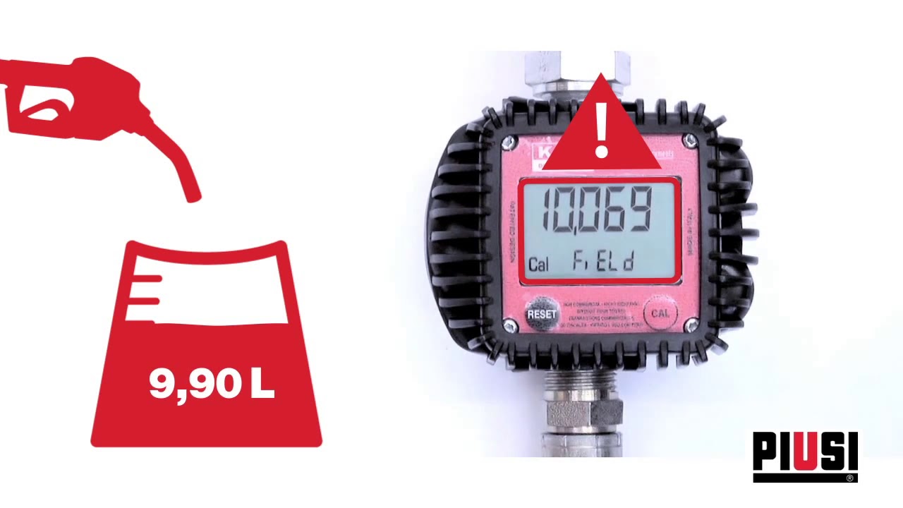 Piusi K400 Fuel Flow Meter - Calibration