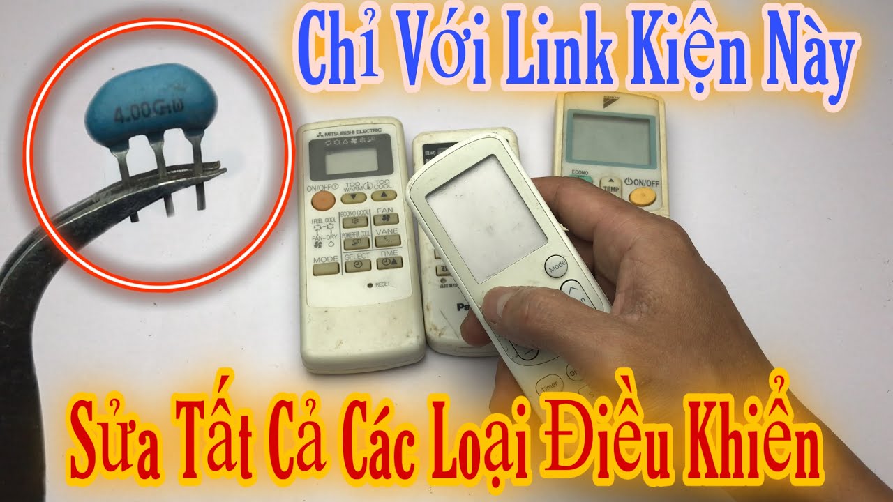 Hỏng Cũng Đừng Bỏ Đi V&igrave; N&oacute; C&ograve;n Sử Dụng Được || C&aacute;ch Sửa Điều Khiển Điều H&ograve;a Chuẩn V&agrave; Đơn Giản Nhất