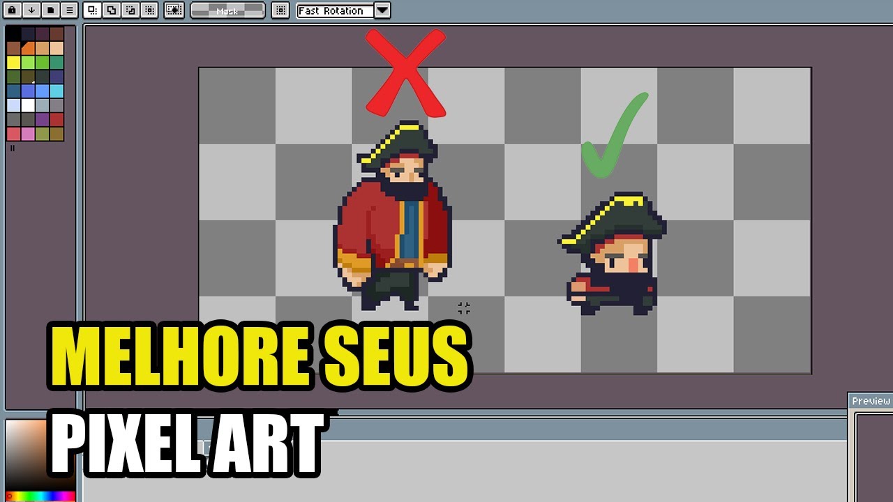 8 DICAS DE PIXEL ART PARA INICIANTES | CRIE SEUS JOGOS
