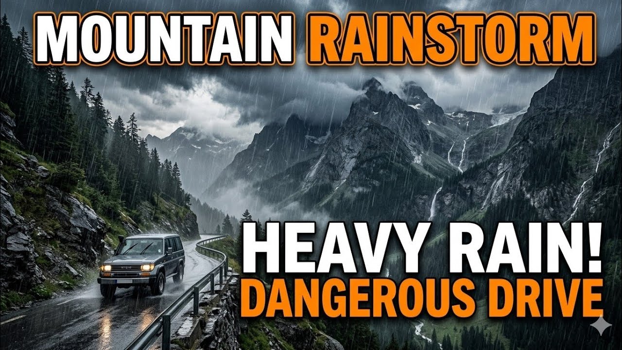 Heavy Mountain Rainstorm 