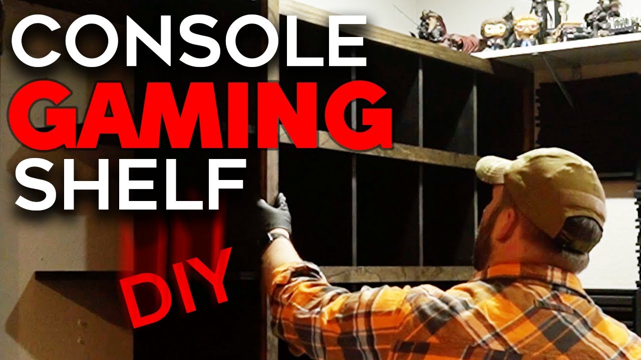 CLASSIC CONSOLE GAMING SHELVES DIY