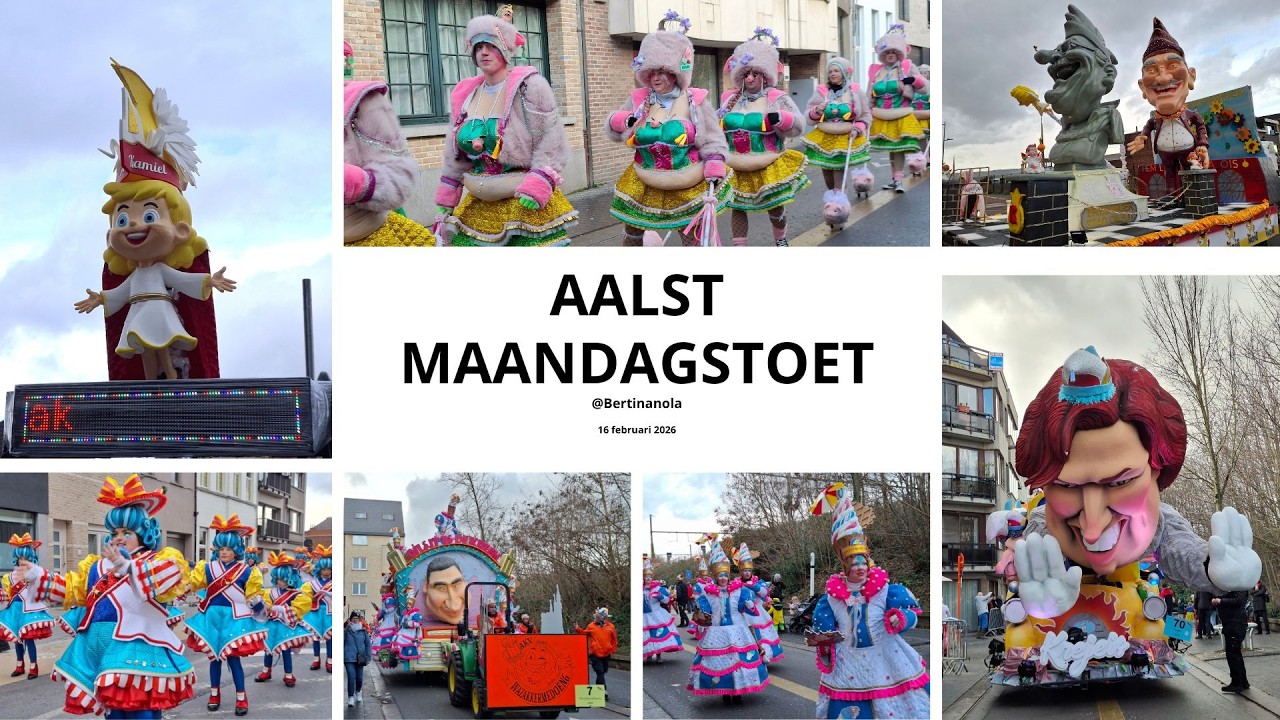 de maandagse carnavalstoet in Aalst 2026 I deel 3
