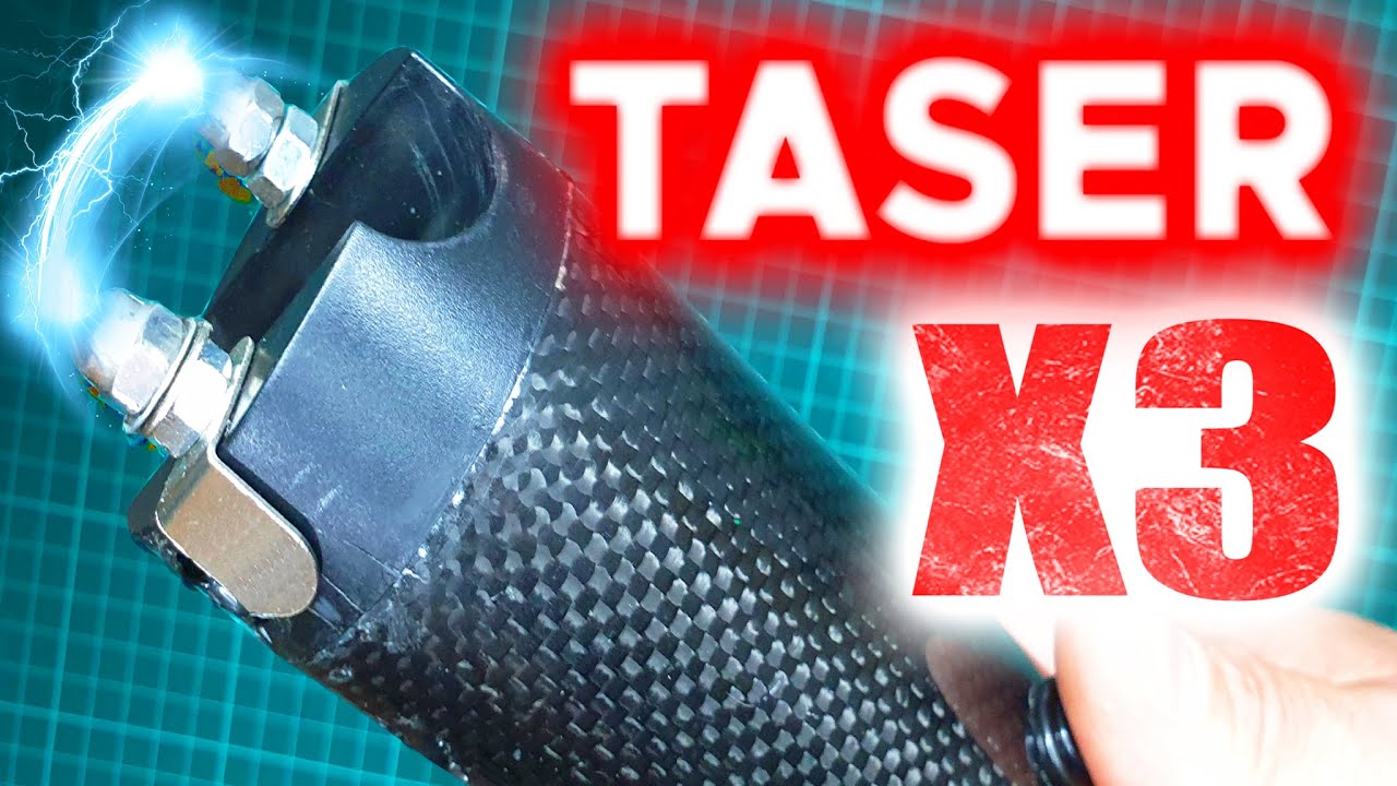 ⚡DEFENSA el&eacute;ctrica de TRIPLE BOBINA⚡ tutorial TASER casero paso a paso