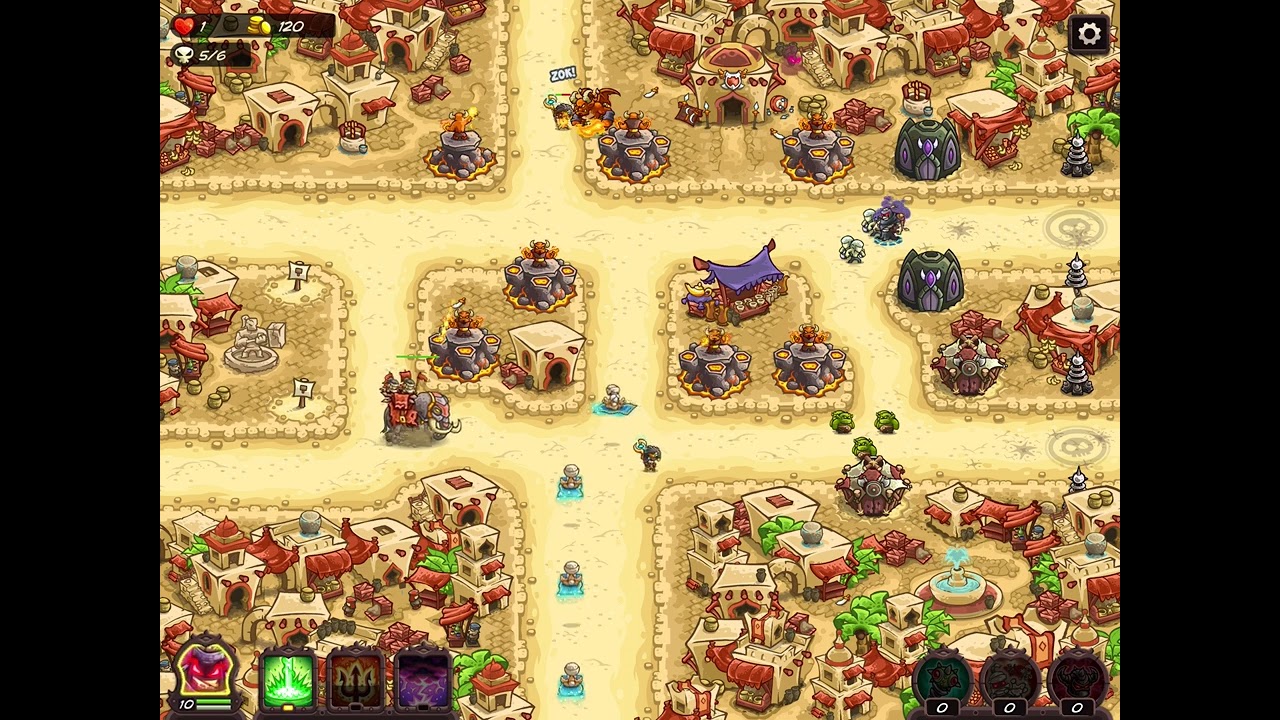 Kingdom Rush Vengeance HAMMERHOLD STREETS [impossible] [heroic]