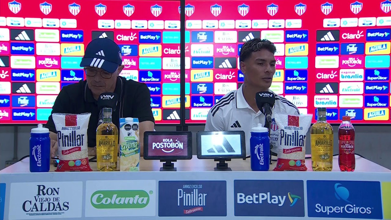 Rueda de prensa de Junior tras su partido con América