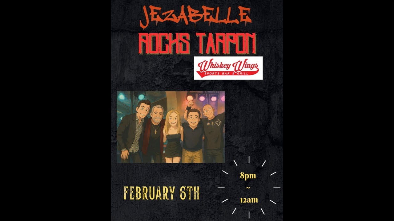 🔥🎸 Jezabelle LIVE 🤘 | Rocks Tarpon Springs @ Whiskey Wings – Florida 🇺🇸 SET 1