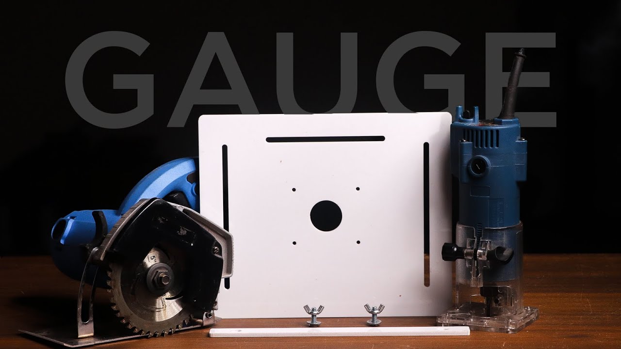 Acrylic Gauge Base Plate For Cutter Machine And Mini Router