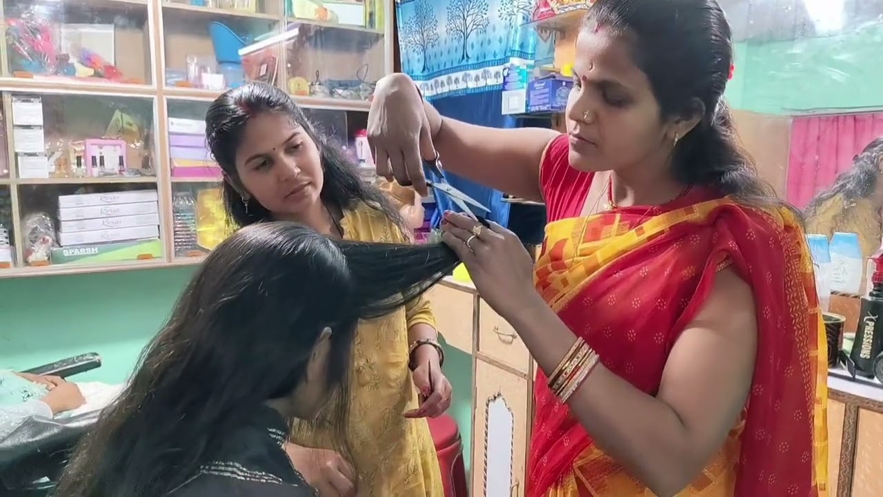 How to cut front laser hair cut in easy and simple way ✂️