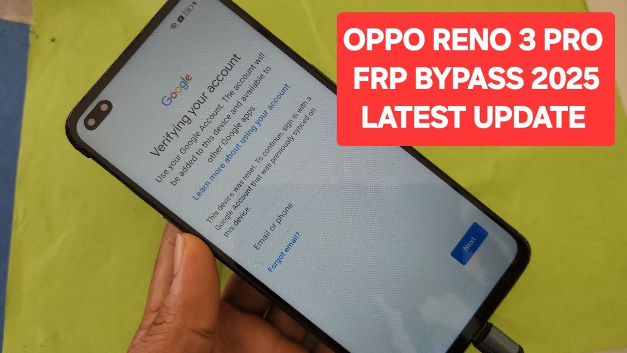 Reno 3 pro frp  latest version 2025 | Oppo reno 3 pro frp unlock