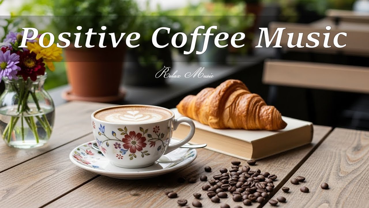 Positive Coffee Music 🌿 Gentle Bossa Nova Coffee Ambience for Peaceful Focus and Happy Mood
