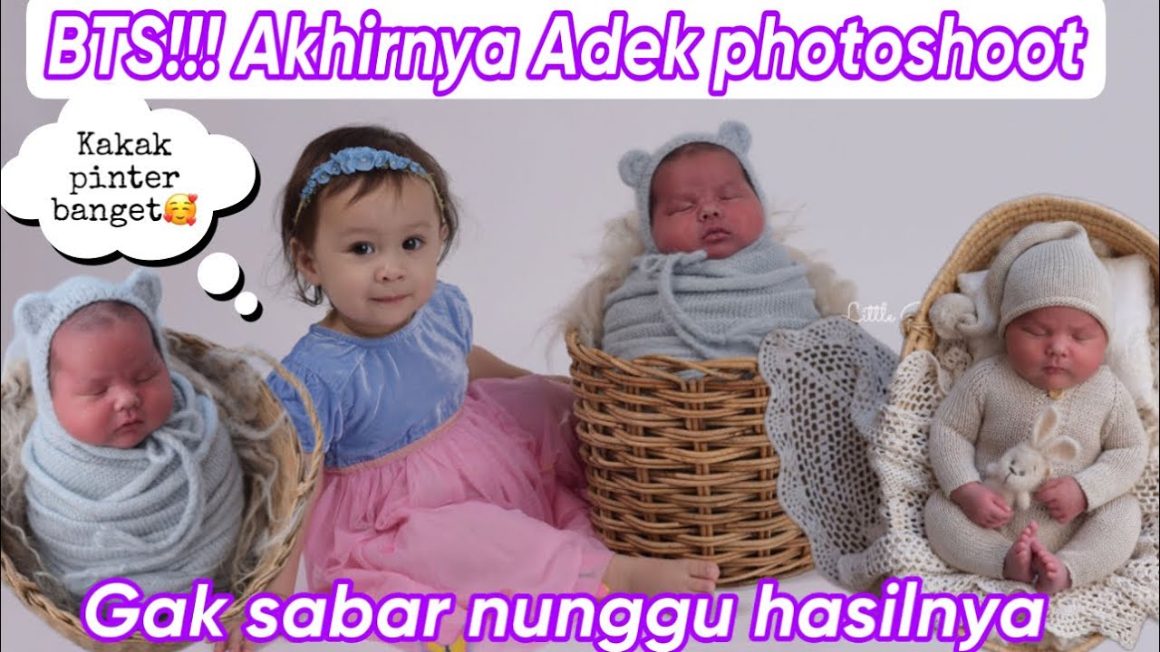 BTS!!! AKHIRNYA ADEK PHOTOSHOOT || GAK SABAR NUNGGU HASILNYA