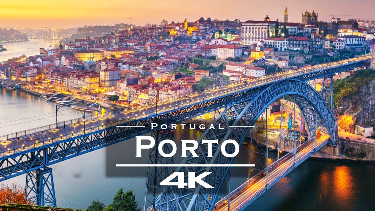 Porto, Portugal 🇵🇹 - by drone [4K]