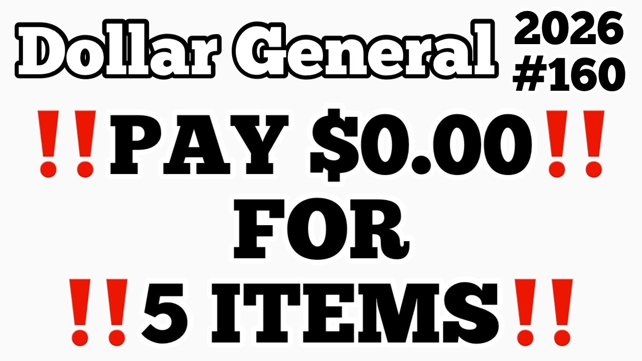 2026#160😱Купоны Dollar General😱ПЛАТИТЕ $0.00‼️ЗА 5 ТОВАРОВ‼️ОБЯЗАТЕЛЬНО ПОСМОТРИТЕ👀👀