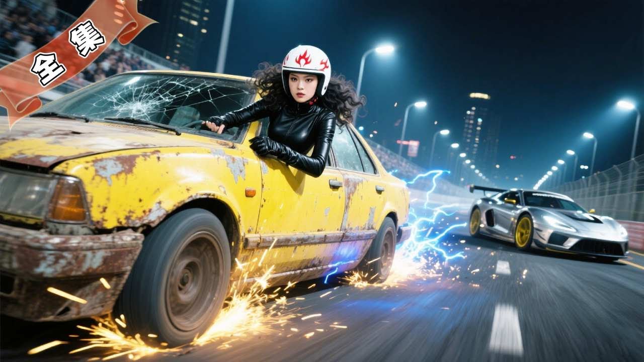 FULL 洗车小妹竟是退隱的賽道车神！仅凭1辆報廢教練車虐爆世界冠軍 嘲笑她的職業車手啪啪打脸