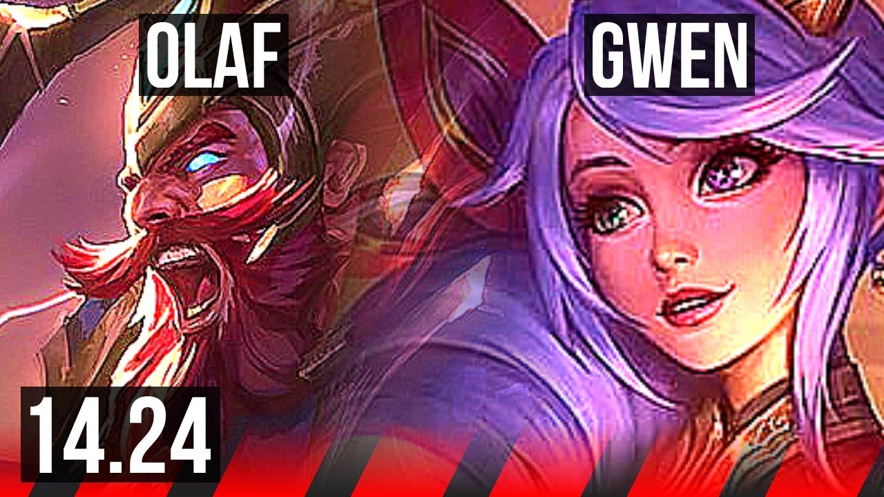 OLAF vs GWEN (TOP) | KR Master | 14.24