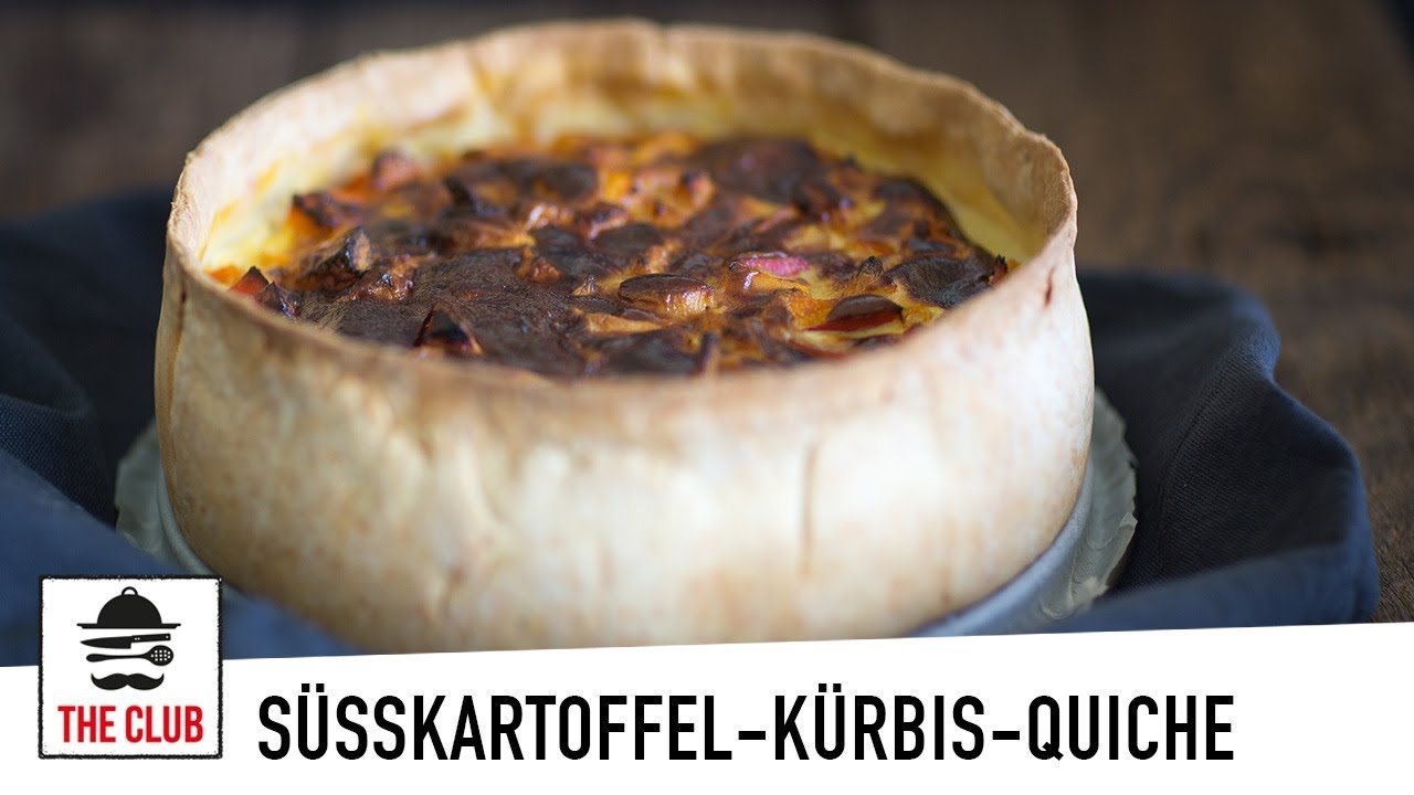 Süsskartoffel-Kürbis-Quiche | Rezept #195