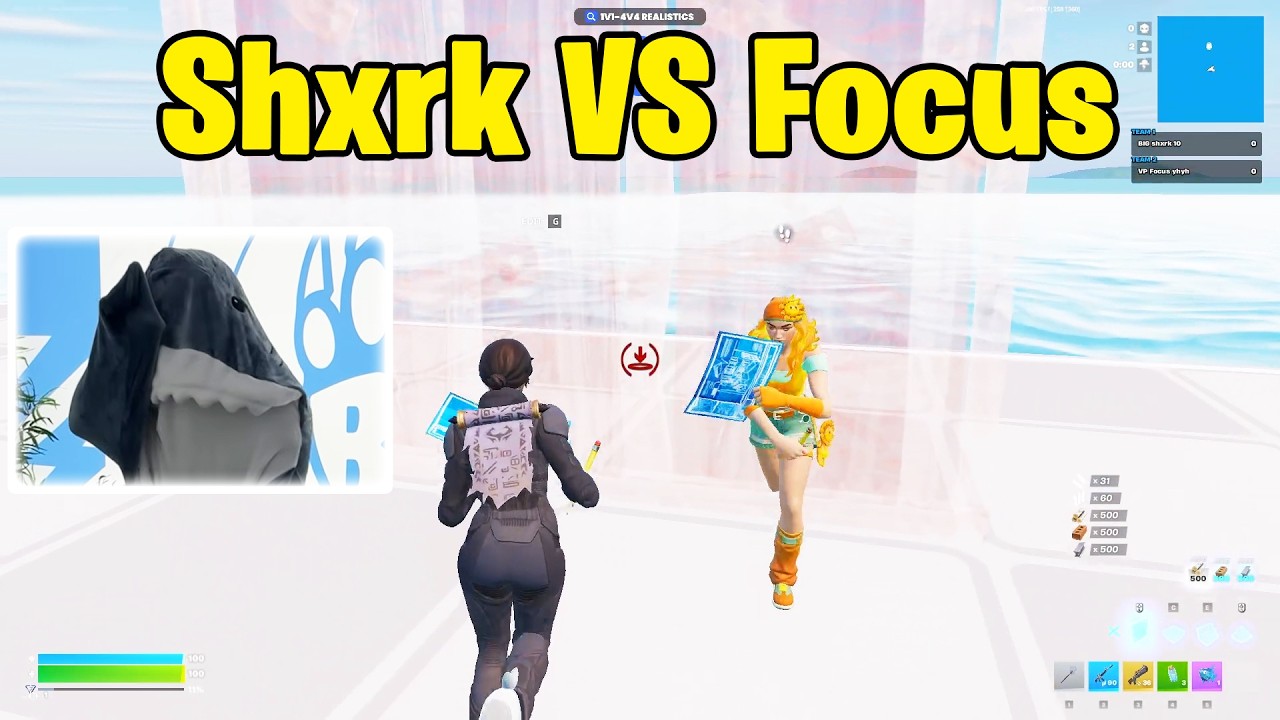 Shxrk VS Focus 1v1 Buildfights! #fortnite