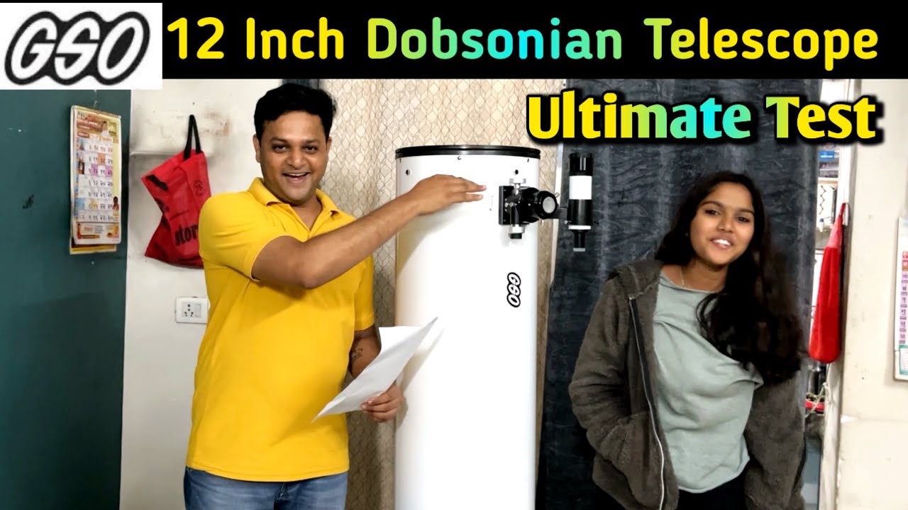 GSO  Dobsonian 12Inch Telescope Unboxing & Saturn Test #astronomy