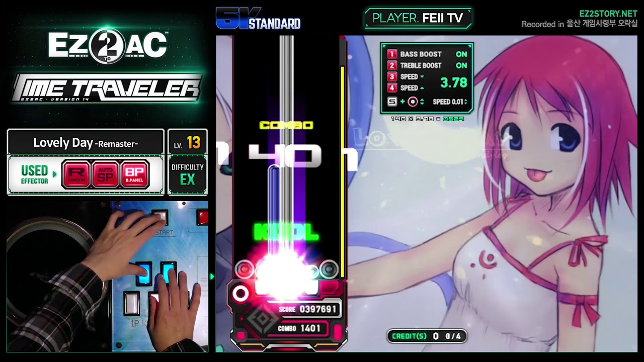 [EZ2AC : TT] 5K (13) Lovely Day -Remaster- [EX]