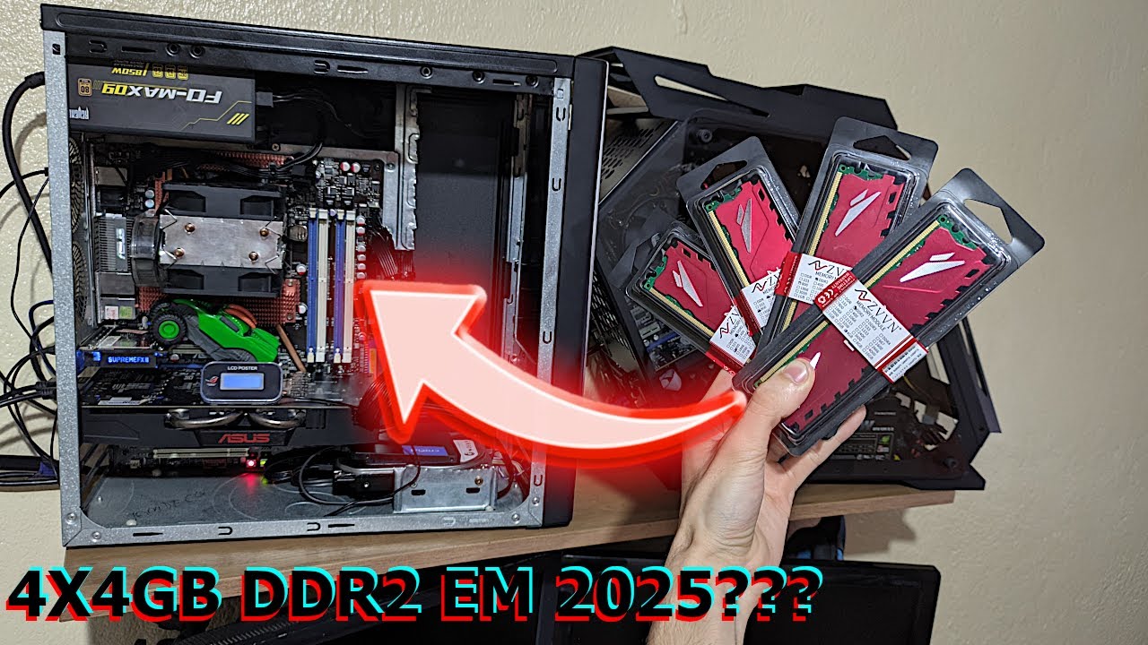 T1 EP14 16Gb de ram ddr2 em 2025??? (Gamer Extreme)