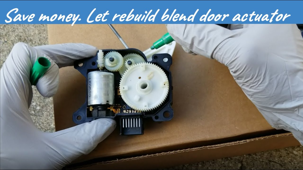 Honda Pilot dashboard clicking noise blend door actuator