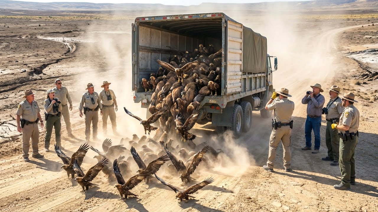 Wyoming Put 500 Golden Eagles on “Dead” Land — What Happened Next Changed Everything