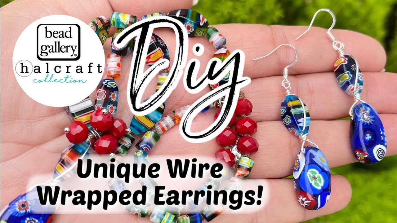 Beading Basics! Learn This Wire Wrapping Technique & create your own DIY Earrings. Jewelry Made Easy