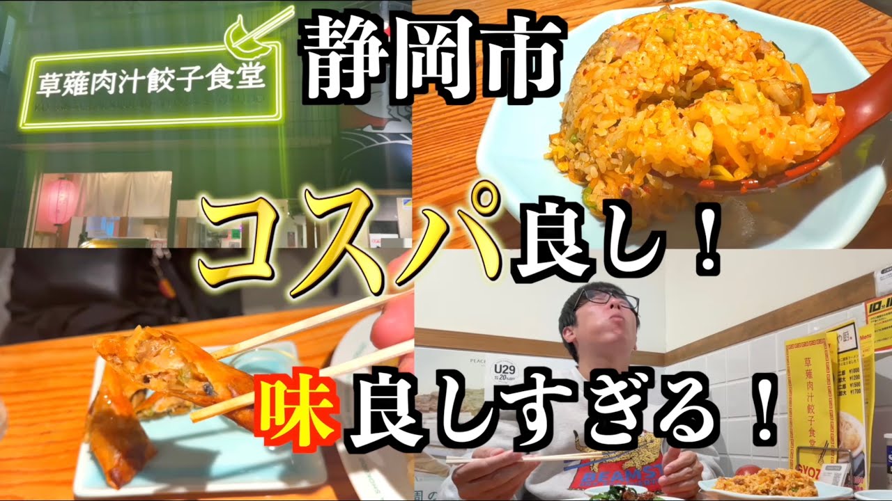 駅から1分のところにある激美味中華料理屋さんがやばかった！【静岡市草薙肉汁餃子食堂】