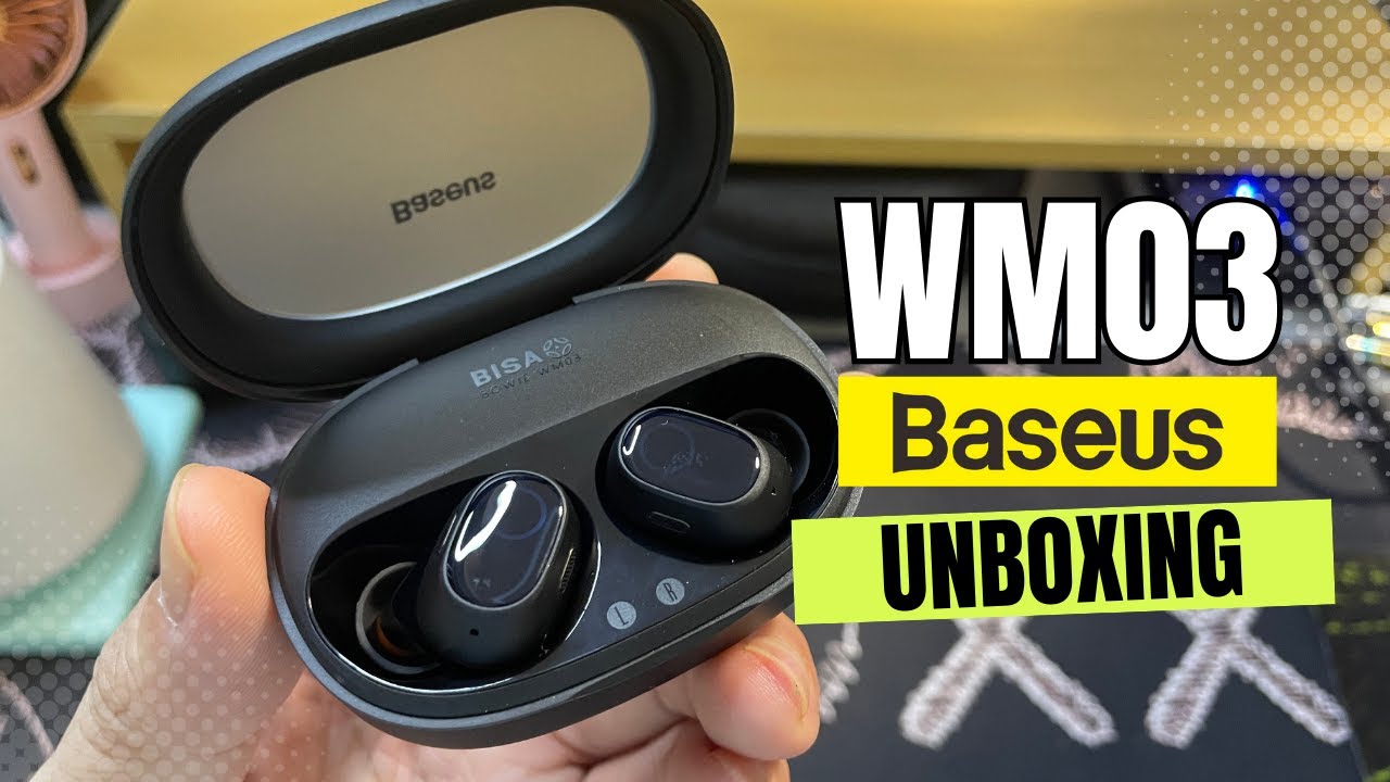 Baseus Bowie WM03 unboxing: SPATIAL AUDIO