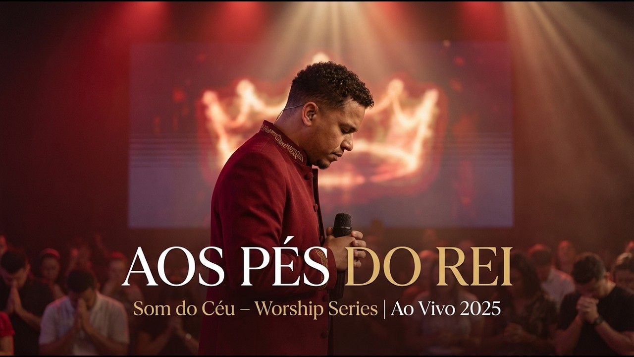 Aos Pés do Rei  Louvor e Adoração Ao Vivo 2025  Som do Céu – Worship Series