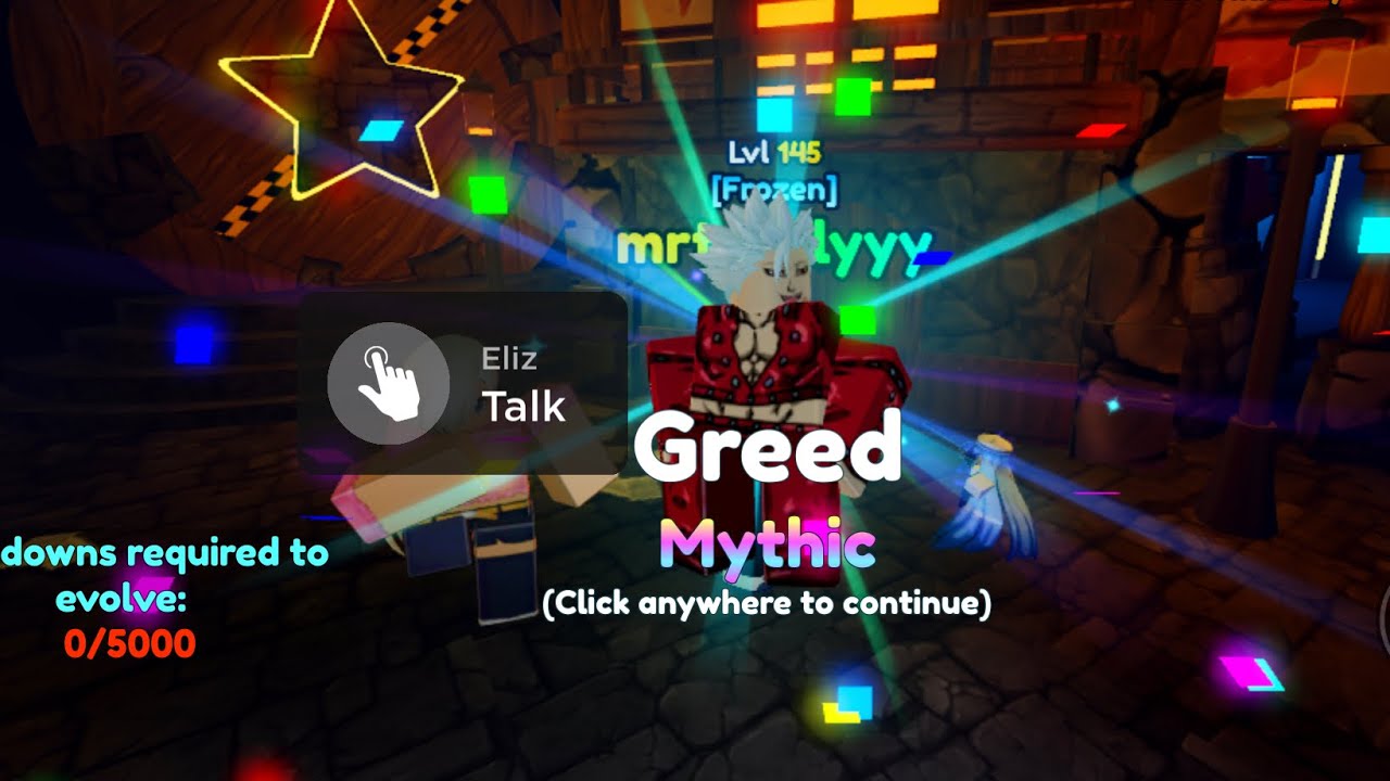 Lvl 100 Ban Showcase Anime adventures (Greed)