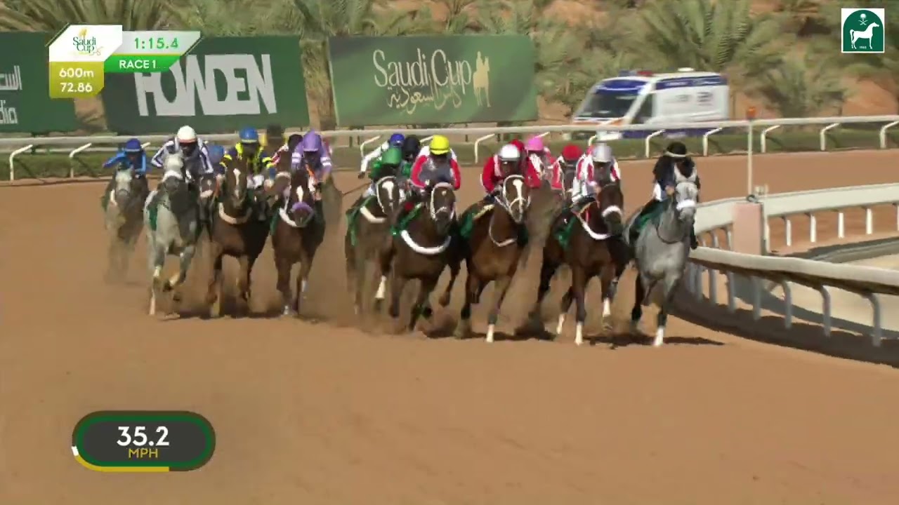 الشوط الأول للحفل 70 بموسم سباقات الرياض