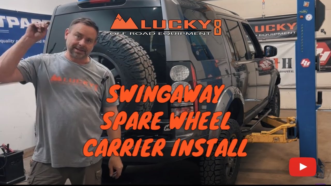 Terrafirma Land Rover LR3 & LR4 Rear Swing Away Spare Tire Carrier Installation Step-by-Step Guide