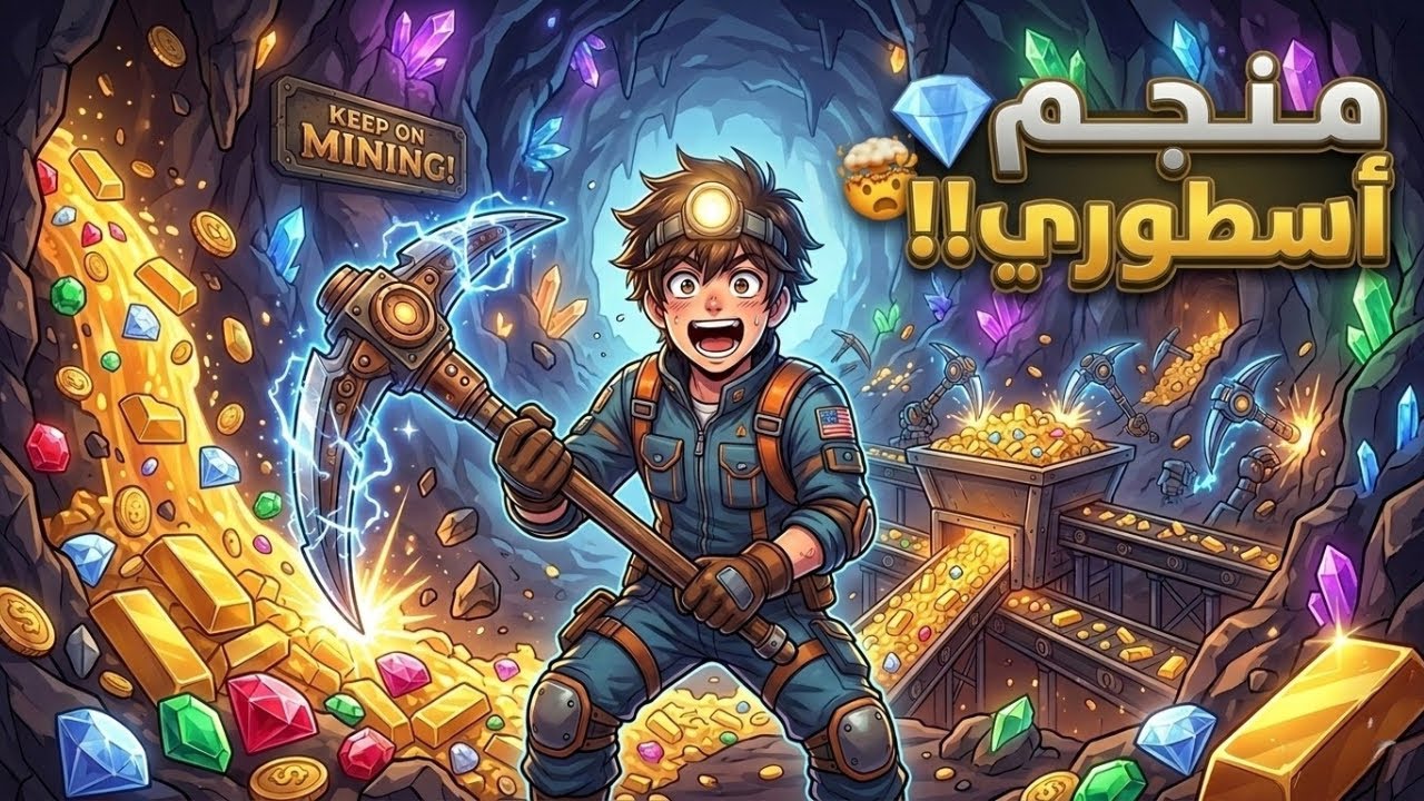 محاكي التعدين | الذهب ما يوقف!! 😱💰 اكتشفت منجم أسطوري | Keep on Mining #1