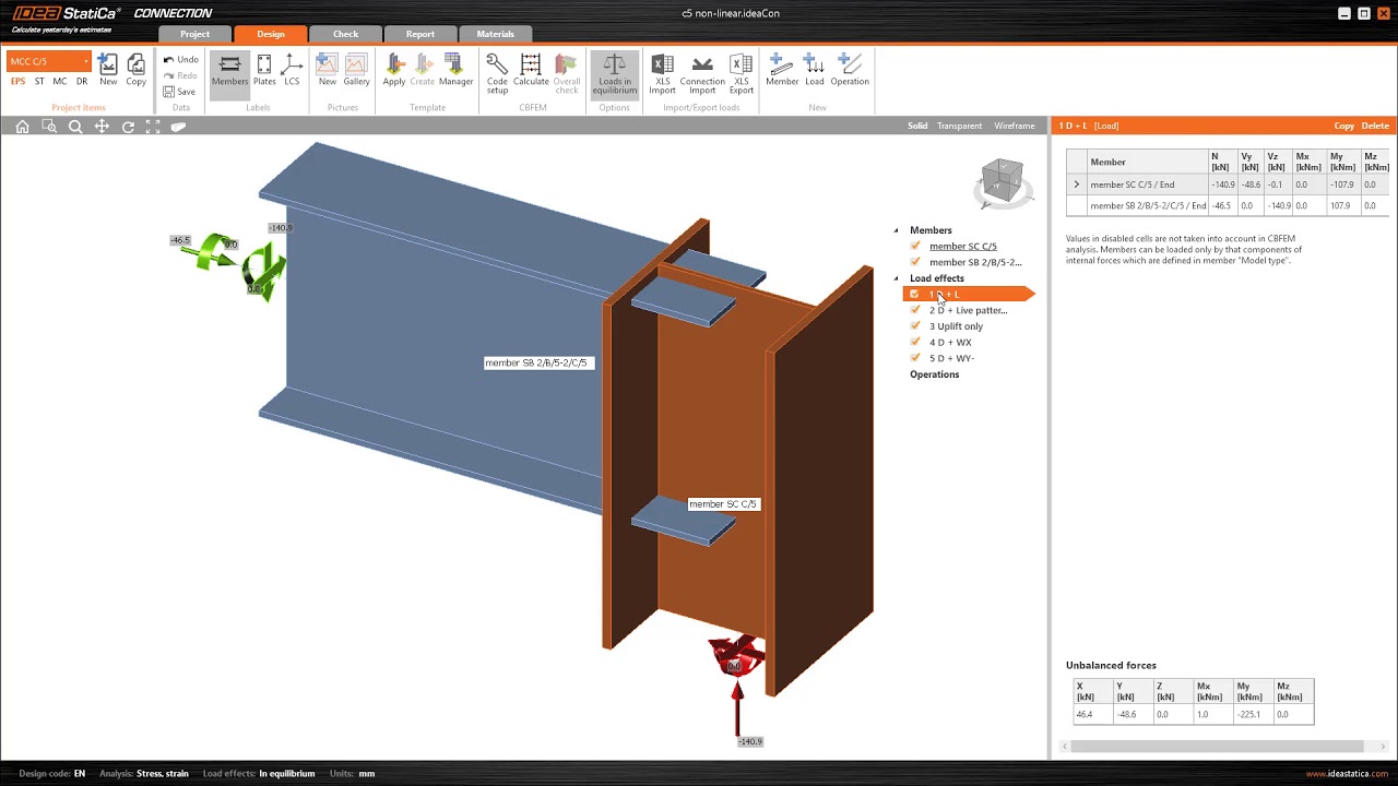 Connection design with Tekla Structural Designer and IDEA StatiCa