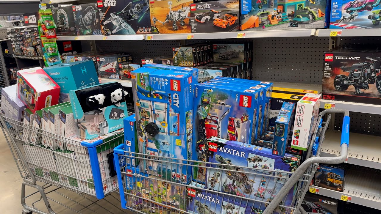MASSIVE CLEARANCE SALE 75% OFF OF LEGOS AND CLEARANCE AT WALMART AMAZING DEALS ELF INFLATABLES