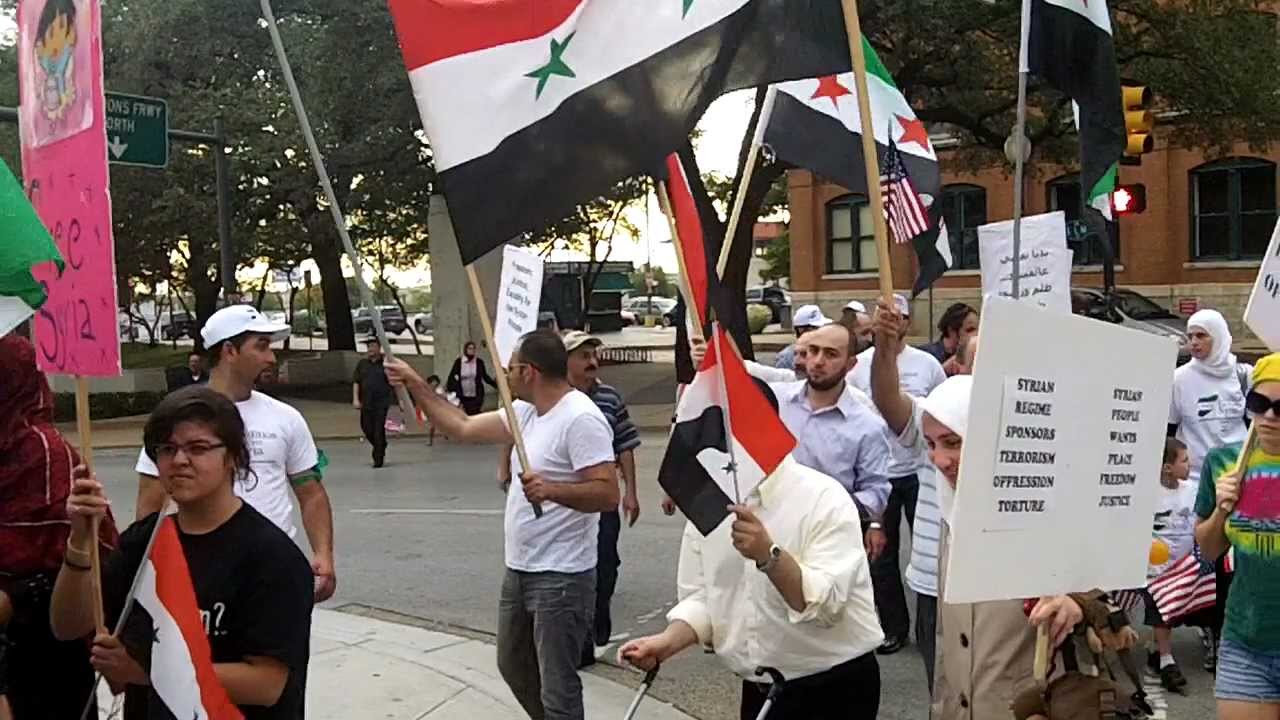 Arab Spring Supporters March @ 