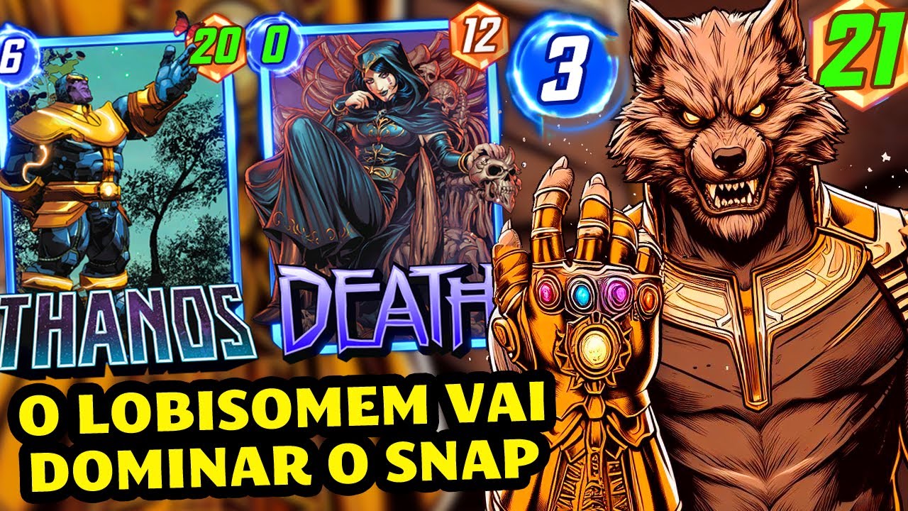 COM AS JÓIAS DO INFINITO, O LOBISOMEM FICA IMORAL [Thanos Destruição] |Marvel Snap|